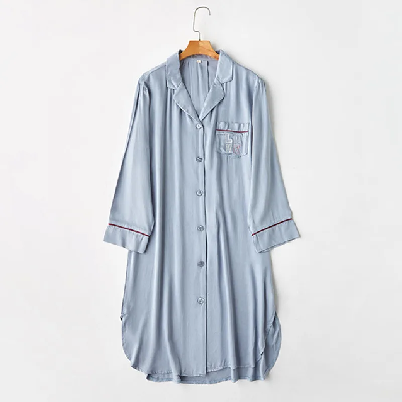 2021 женские ночные рубашки хлопковая Домашняя одежда ночная рубашка с длинным