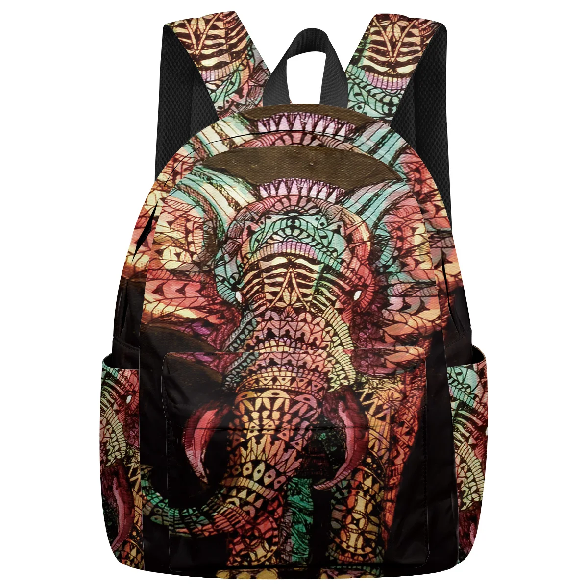 Африканский индийский слон рюкзак для ноутбука школьный колледжа повседневный