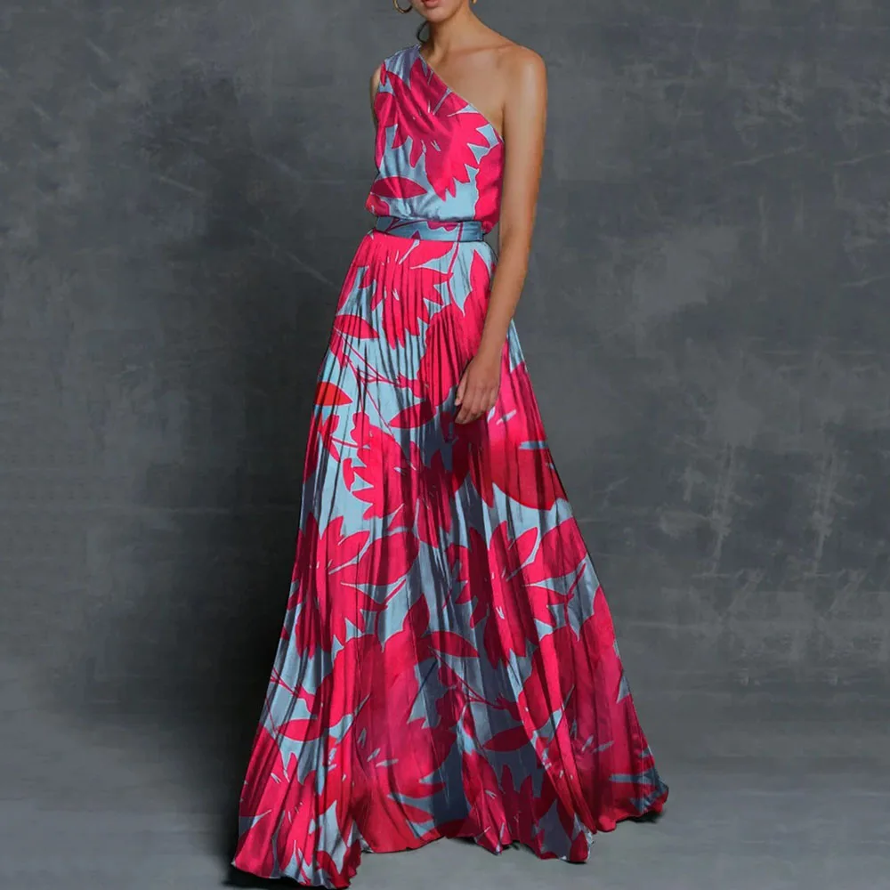 Женское платье с цветочным принтом вечерние платья макси женские летние