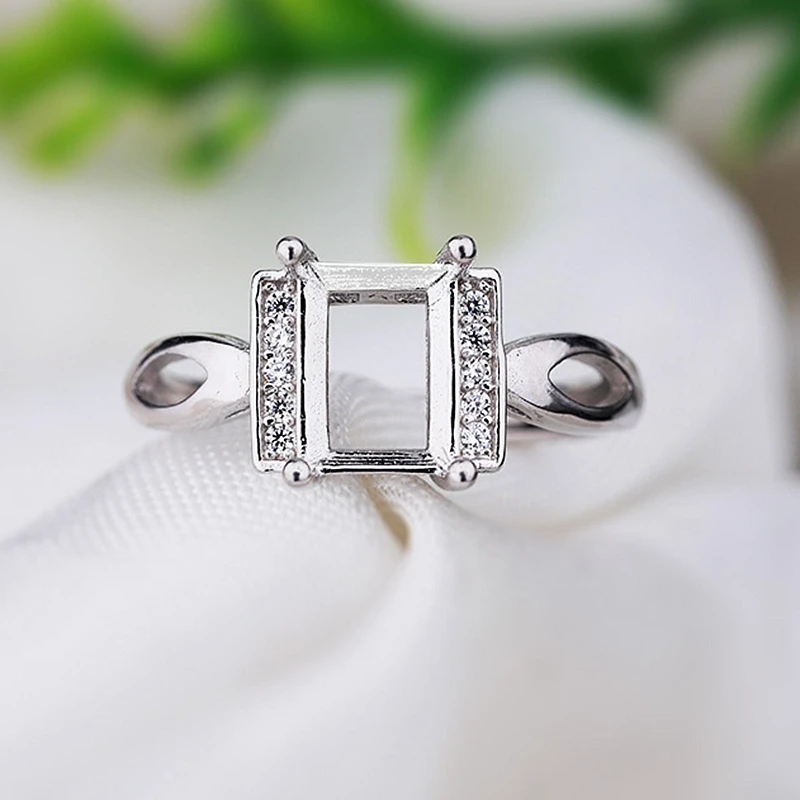 

Женское кольцо с овальным кабошоном 6x8 мм 7x9 мм