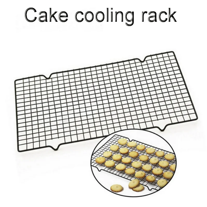 

Baking tools baking cake cooling rack bread cookie egg tart cooling rack black non-stick cold drying net
