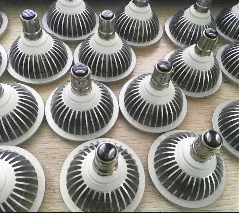 1 шт. 7 Вт AR70 B15D Светодиодный прожектор B15 база затемнения AC85-265V/DC12V дома/Коммерческое освещение BA15D AR70 лампы Светодиодный прожектор