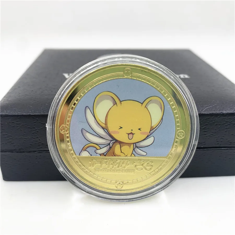 5 дизайнов Классические Японские Аниме карты-капторы-Сакура позолоченные монеты