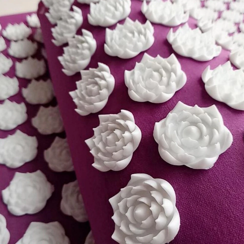 Йога массажная подушка коврик для иглоукалывания Лотос акупунктурный набор