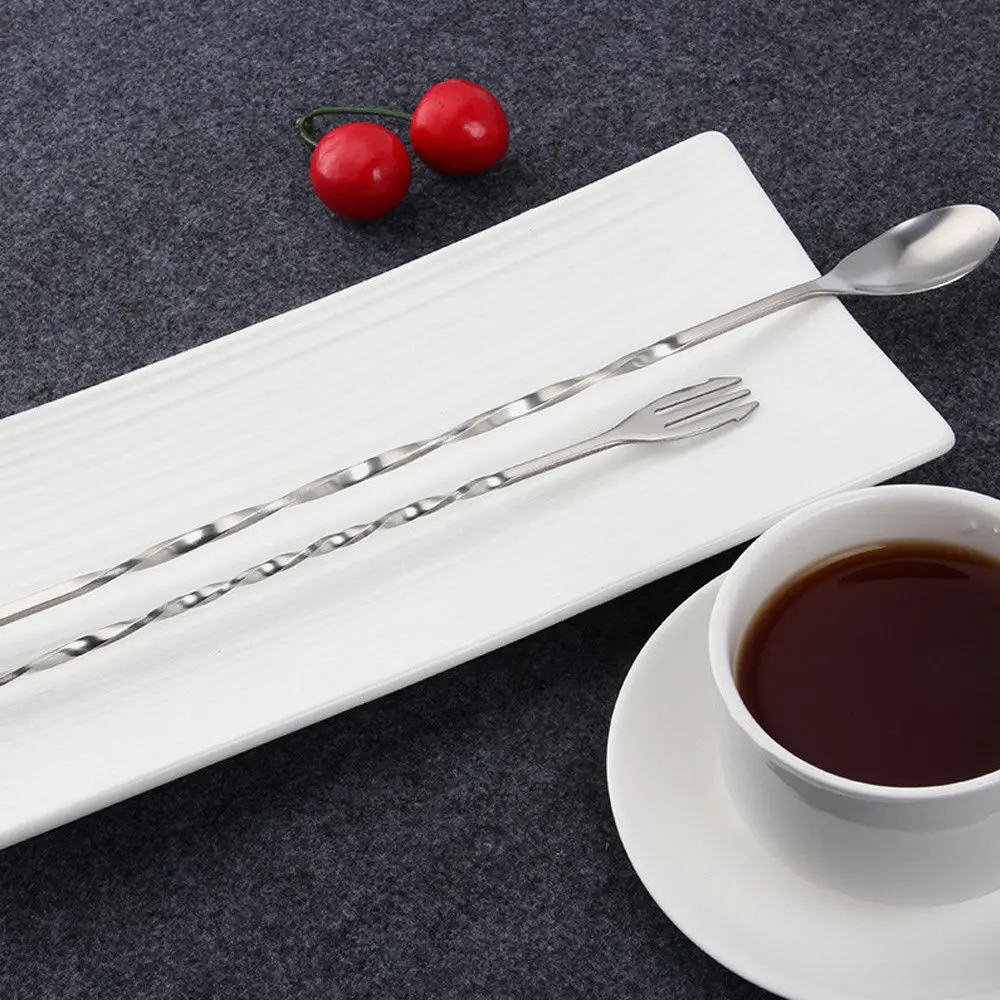 1 шт. 26/32 см коктейльное Палочки коктейльные палочки мешалка бар ложка для