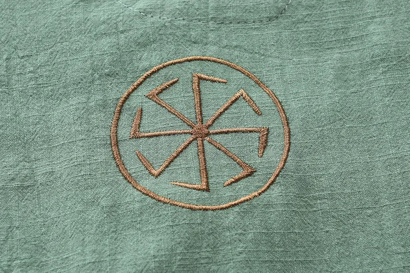 Рубашка Мужская винтажная со шнуровкой косплей-костюм в средневековом стиле