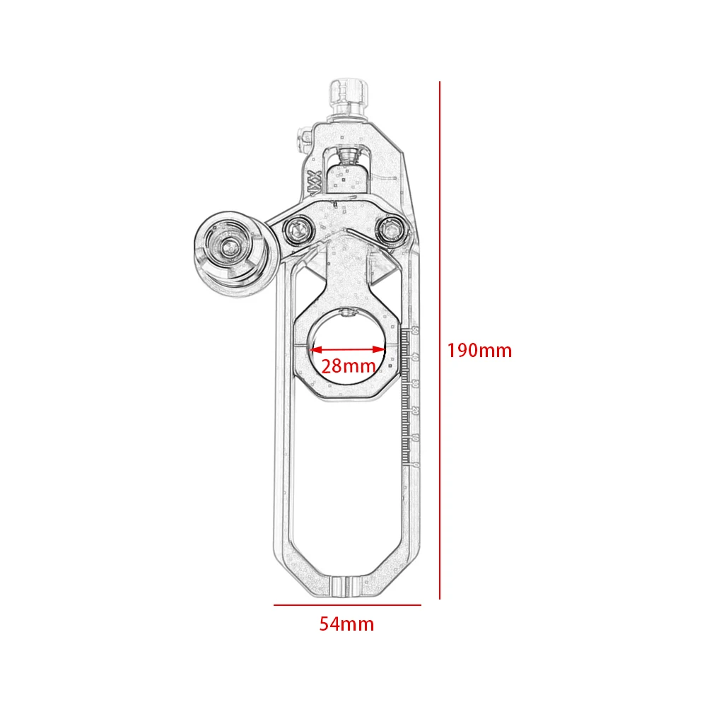 Регулятор цепи шпинделя мотоцикла влево и вправо с натяжителями катушки для BMW HP4
