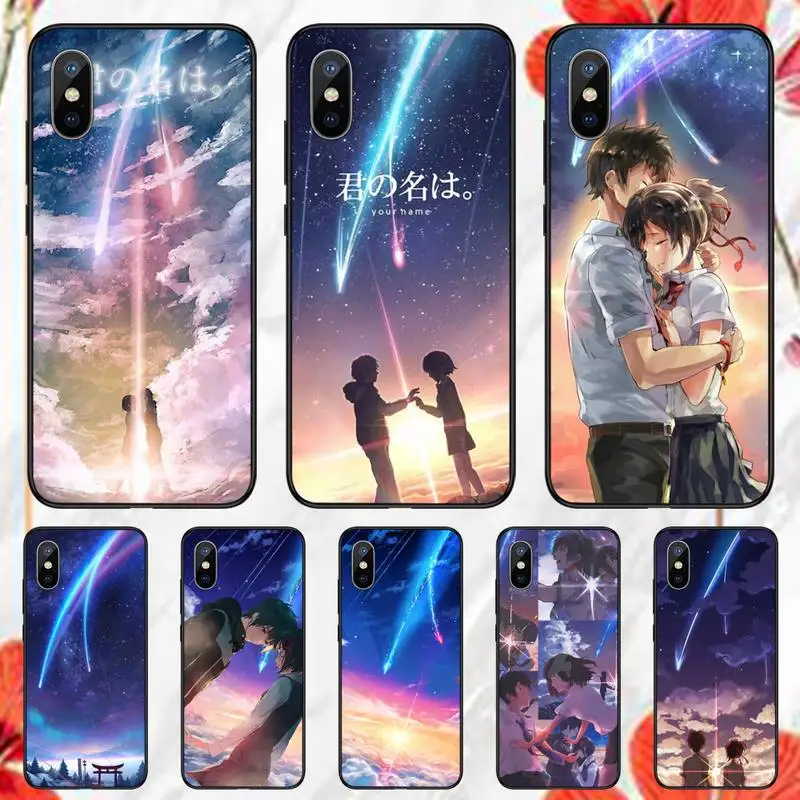 

Anime Your Name Kimi no Na wa Phone Case for iPhone 11 12 13 pro XS MAX 8 7 6 6S Plus X 5S SE 2020 XR mini