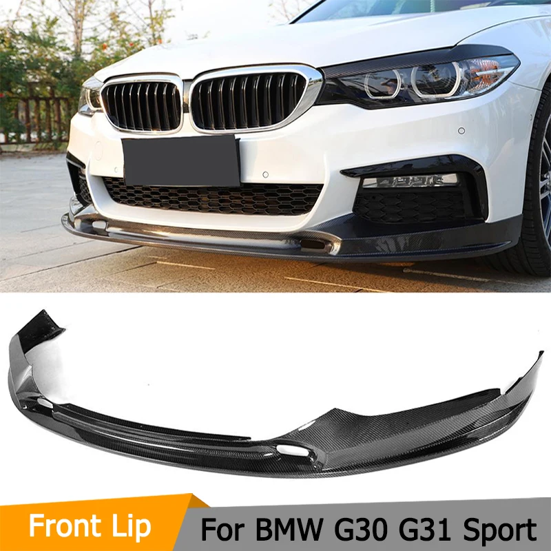 Передний бампер из углеродного волокна для BMW 5 серии G30 G31 G38 M-SPORT 2017 - 2019 защитный