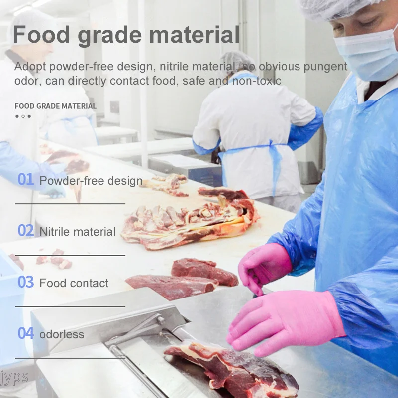 20/50/100pcs Reusable Nitrile Gloves Latex Waterproof Cleaning For Household Garden Laboratory Kitchen accessories | Дом и сад