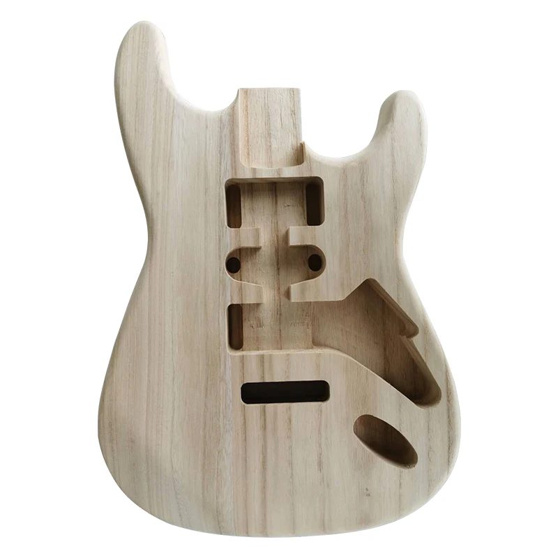ST Unfinished Handcrafted Electric Guitar Body Guitar Barrel Replacement Parts For ST Style Electric Guitars DIY Parts