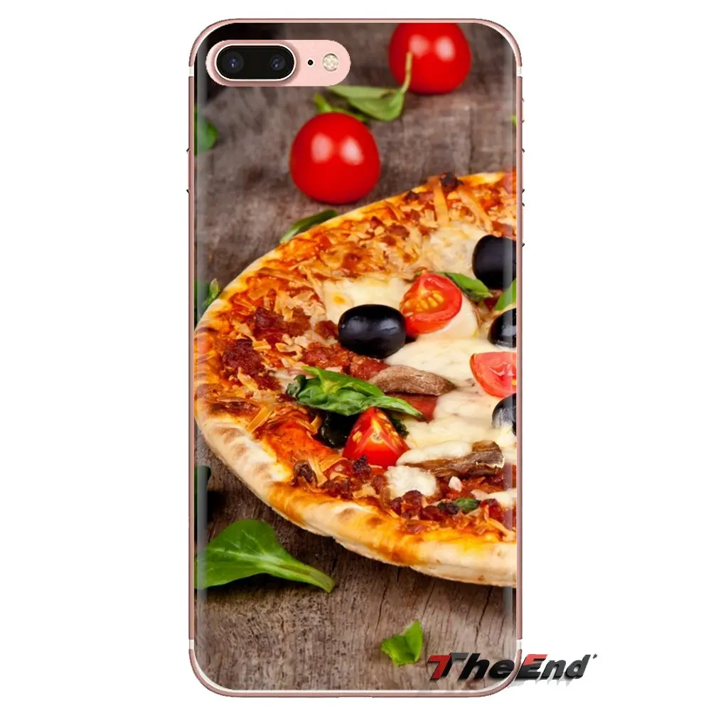 food and pizza For Xiaomi Mi4 Mi5 Mi5S Mi6 Mi A1 A2 5X 6X 8 9 Lite SE Pro Max Mix 2 3 2S Transparent Soft Cases Covers |