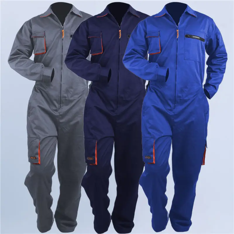 Work Overalls Uniforms Men Women Working Coveralls Welding Suit Car Repair Workshop Mechanic Sailor Plus Size Work Clothing S-5X