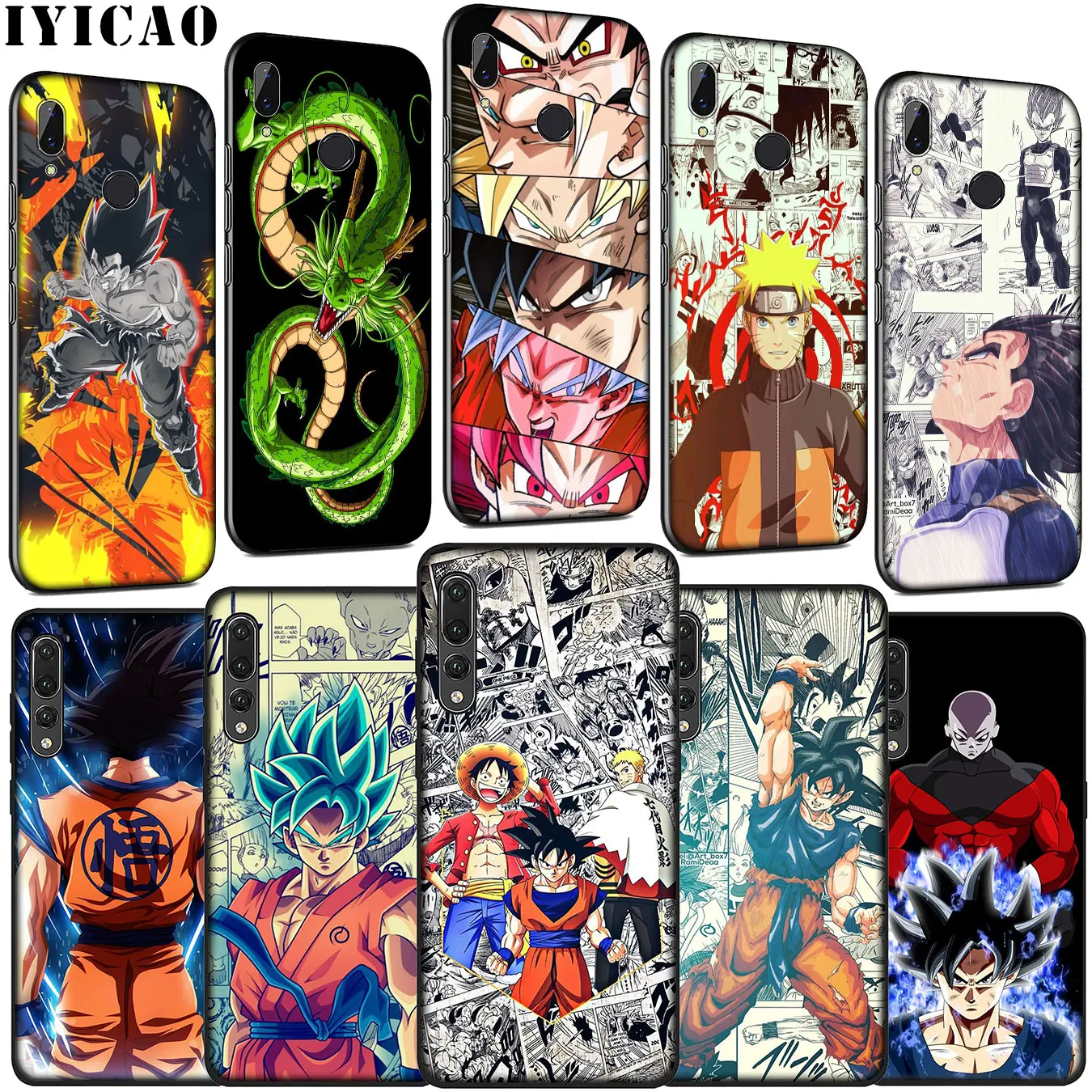 Аниме DRAGON BALL Z DBZ Goku Мягкий силиконовый чехол для Huawei P30 P20 Pro P10 P9 Lite Mini 2017 2016 P Smart Plus