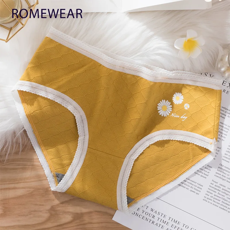Трусы ROMEWEAR женские/женские кружевные хлопковые подштанники для женщин
