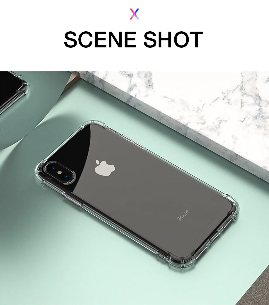 Роскошный противоударный силиконовый чехол для телефона чехол для iPhone 7 8 6 6S Plus 7 Plus 8 Plus X XS Max XR прозрачный защитный чехол