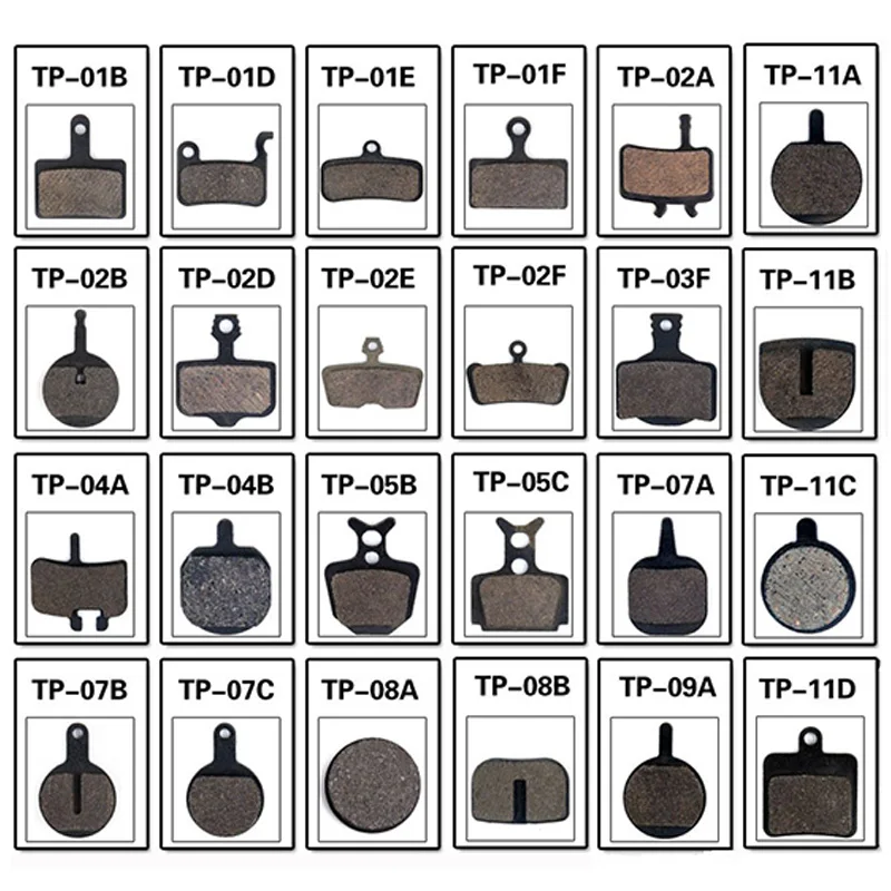 2 пары (4 шт.) MTB велосипедные гидравлические дисковые керамические тормозные