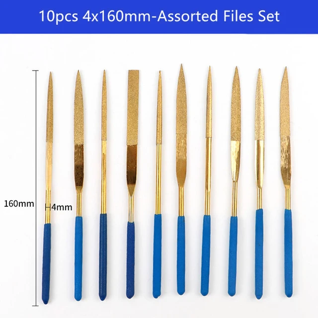 

4x160 мм Алмазная пилка, алмазная плоская пластина, маленькая пилка, круглая треугольная пилка, Шлифовальная Пилка с титановым покрытием, высокое качество