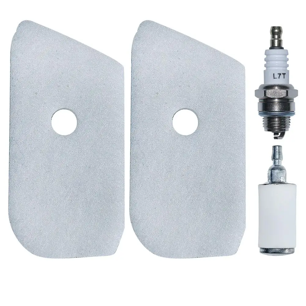 Воздушный топливный фильтр с комплектом свечей зажигания для Craftsman Husqvarna 124L 125L 125C