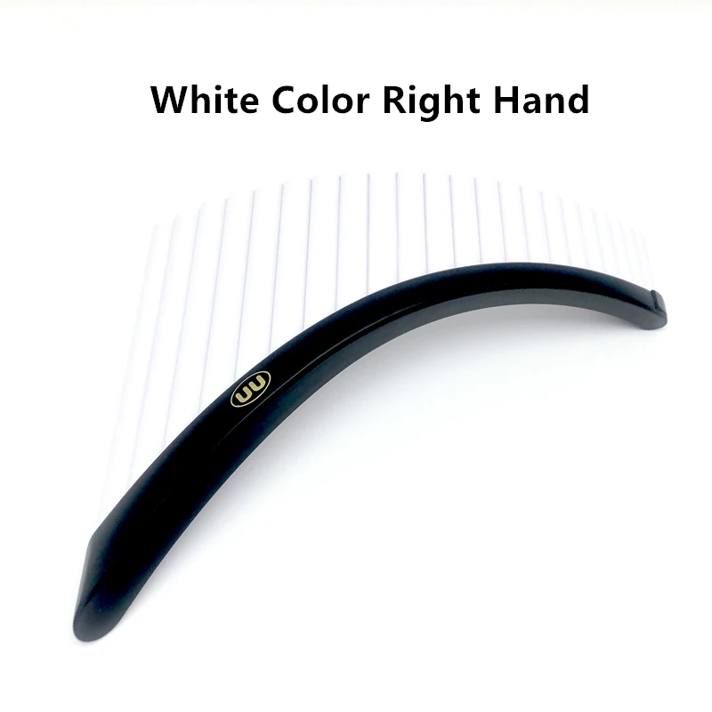 White right hand Горячая 22 трубы панфлейта ABS пластик Румыния UU pangipes G ключ музыкальный инструмент SR 7 цветов Пан Флейта с основанием - Цвет: White right hand