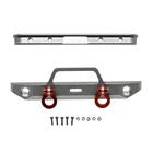 Для Axial SCX24 AXI00001 Chevrolet C10 Frame 124 RC Crawler автомобиль металлический передний и задний бампер обновленные детали аксессуары