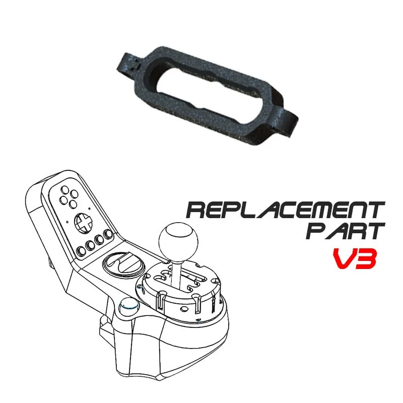 Replacement for “Mod Cambio” v3.5 H-Shifter [Logitech G25 / G27 G29 G920] (PC PS3 PS4 PS5 XBox) – 3DRap Sim Racing Equipment |