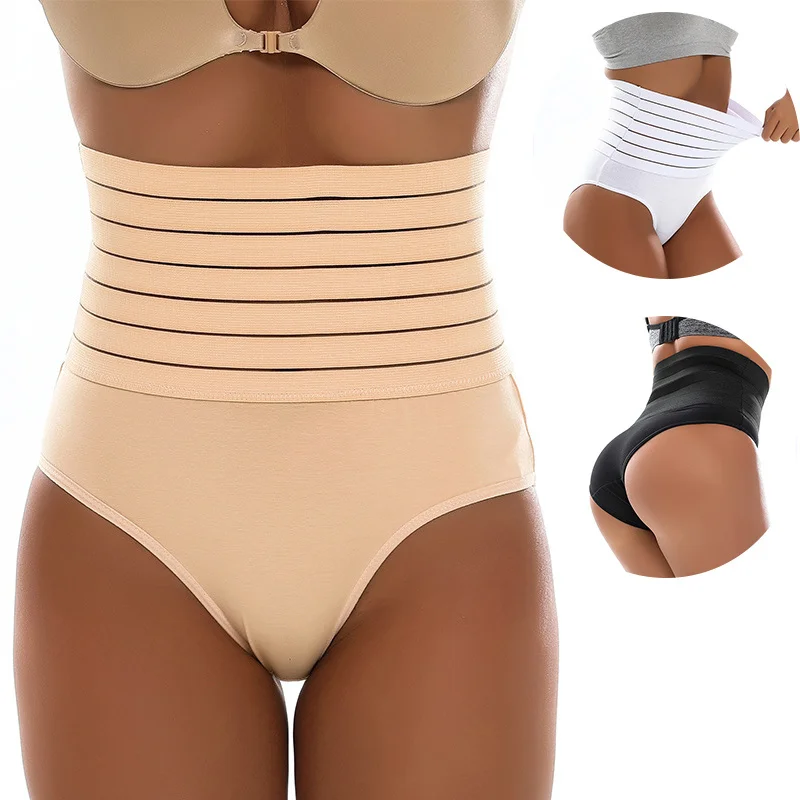 

Women High Waist Shaping Panties Breathable Body Shaper Slimming Tummy Underwear Butt Lifter Stretch Seamless Panties Shaperwear