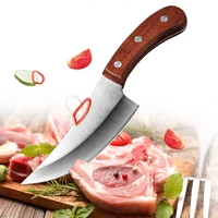 butcher boning knife serbian style outdoor survival hunting knife bone meat cleaver kitchen knife stainless steel with sheath