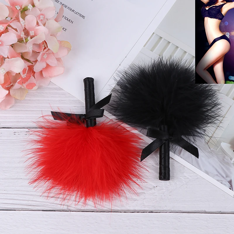 Экзотический тиклер с перьями Курчавый Непослушный модный шлепающий весло кнут