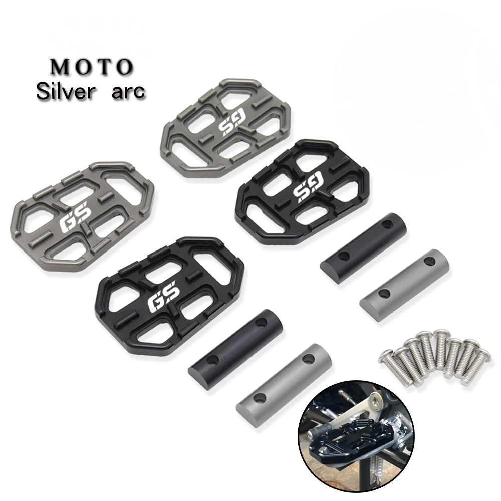 

for BMW F650 / F700 / F800 GS / F800GS F800 F700GS F650GS F 800 700 650 GS CNC Billet Wide Foot Pegs Pedals Rest Footpegs