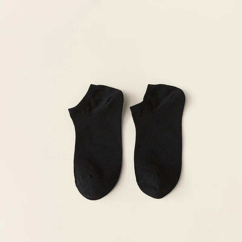 

10pairs/lot Spring Summer New Cotton 98% Mesh Boat Breathable Solid Women's Socks Slippers Ankle Woman Kawaii