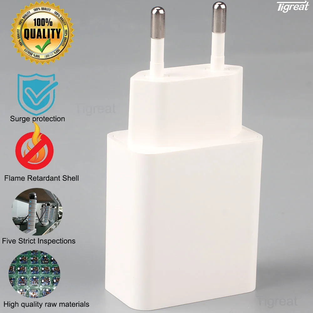 Дорожное зарядное устройство USB US JP 5V 2.4A защищенное быстрое AC штепсельная вилка