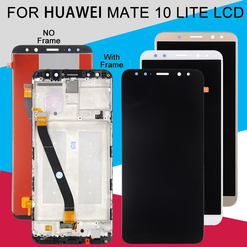 Catteny Замена mate 10 Lite дисплей для huawei Nova 2I lcd кодирующий преобразователь сенсорного экрана в сборе RNE L01 L02 L03 L21 lcd+ рамка
