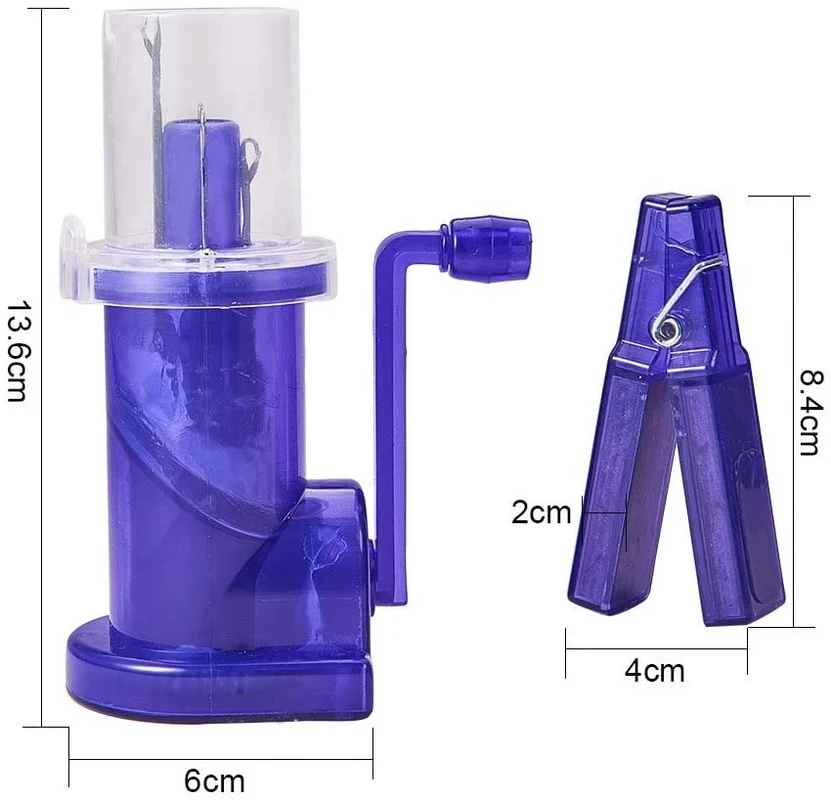 

DIY Hand Knitting Machine Creative Embellish Knitting Machines Loom Plastic Spool Knitter Wool Winder Craft Bracelet Weave Tool