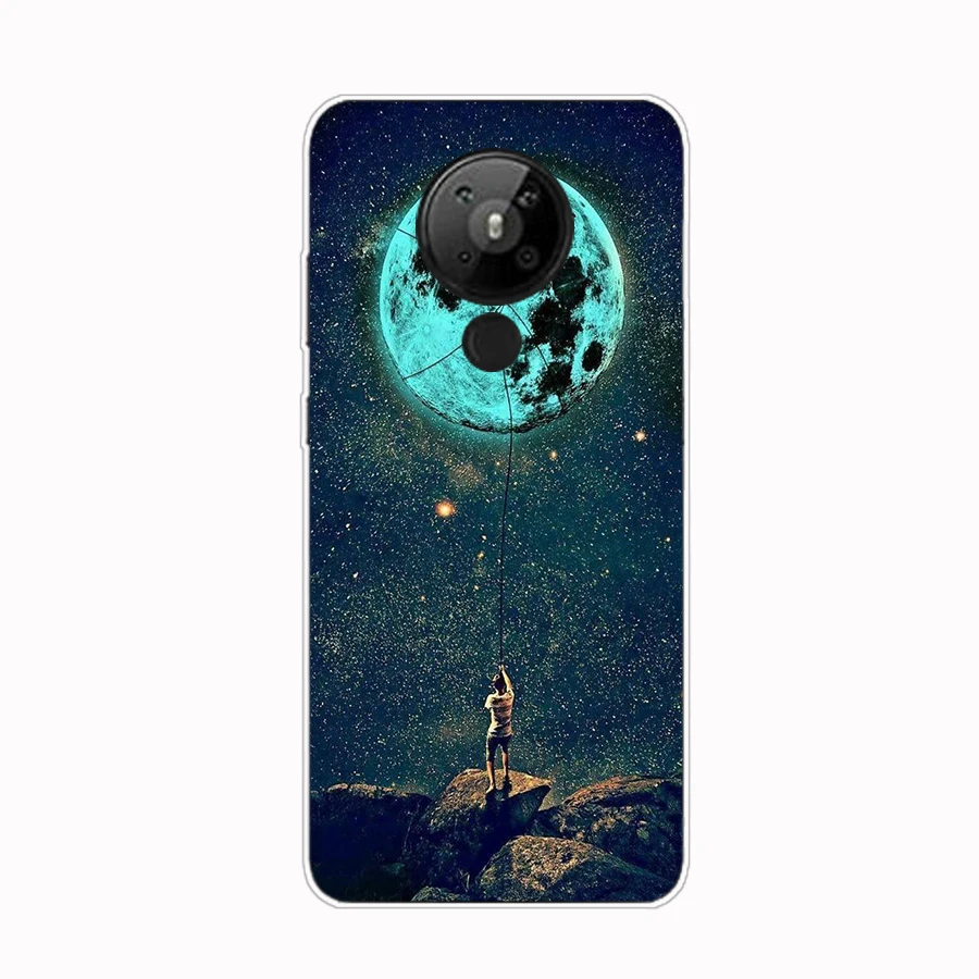 case for Nokia 5.3 cover soft tpu silicone phone housing shockproof Coque bumper cute dog cat 8 | Мобильные телефоны и
