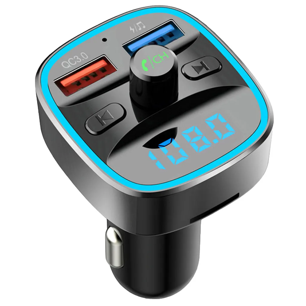 Автомобильный комплект Bluetooth громкой связи Qc3.0 T25s Fm передатчик Usb быстрое