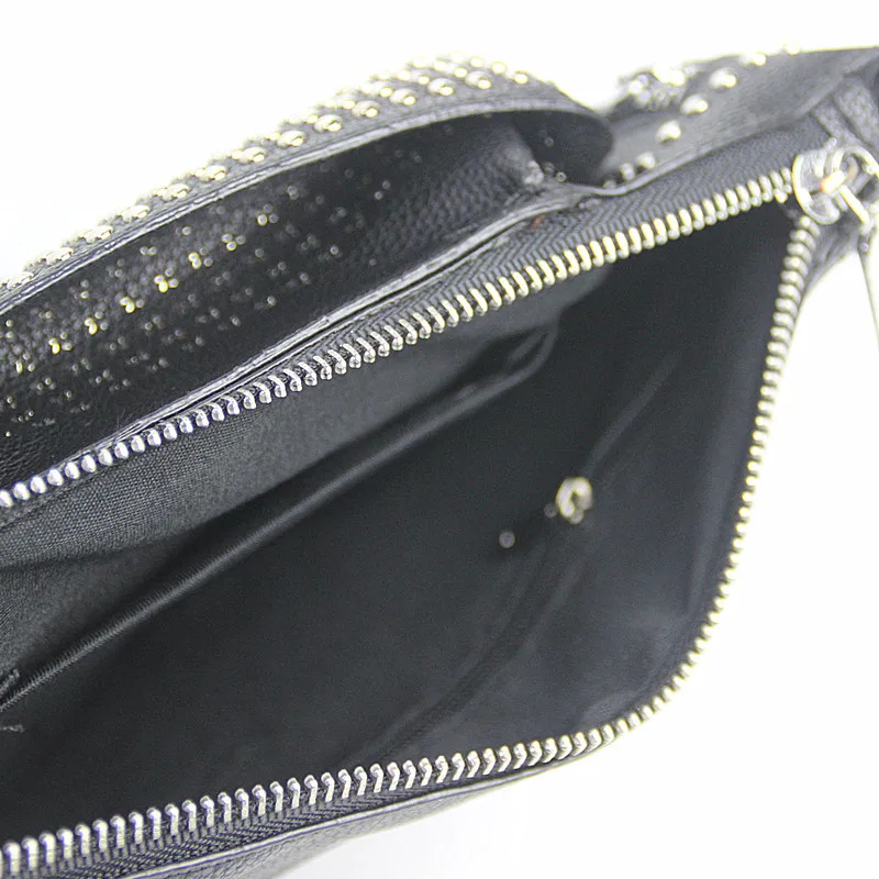 2018 женские сумки дизайнерский клатч модная мотоциклетная сумка на плечо с