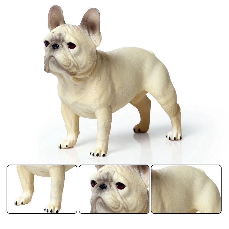 

Pug Dog French Bulldog Models Standing Position Action Figure Kids Educational Cheap Toy Gift Collection