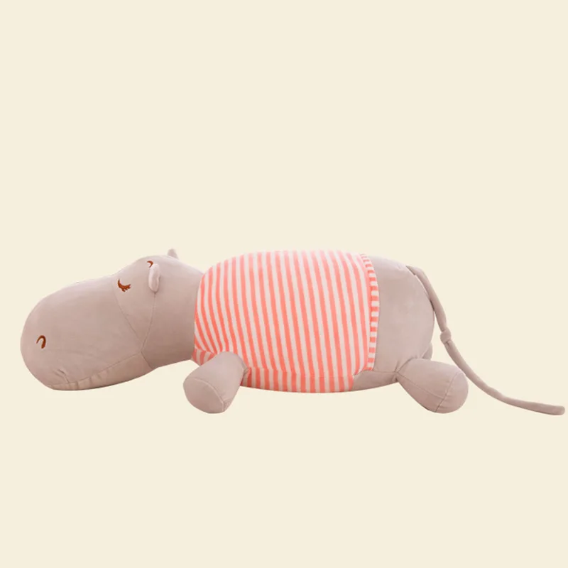 

Cute Hippo Plush Toy Hippo Doll Birthday Gift Children's Sleeping Pillow Cushion