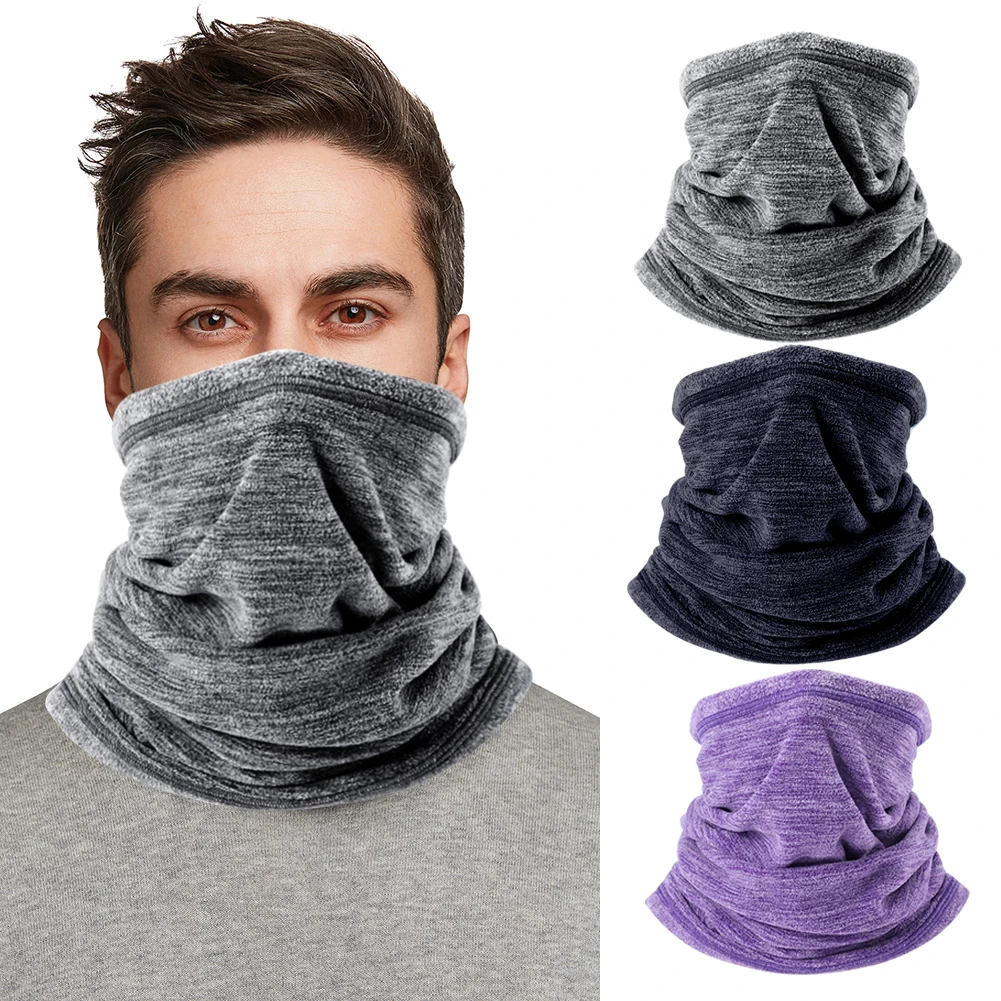 

Outdoor Cycling Scarf Winter Windproof Thickened Warm Neck Gaiters Cover Bike Riding Fishing Headscarf Bandanas for Women Men