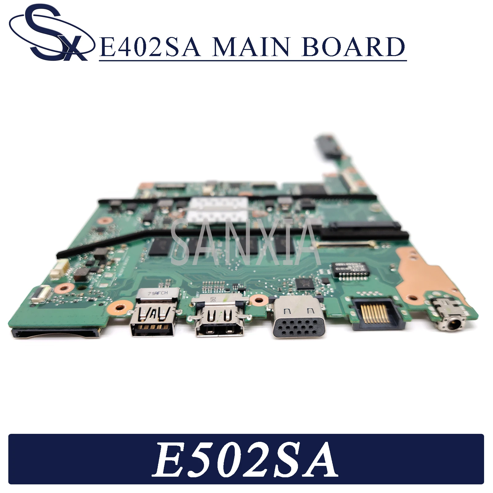 kefu e402sa laptop motherboard for asus e502sa e502s 15 inch original mianboard ddr3l 8gb ram n3710 cpu free global shipping