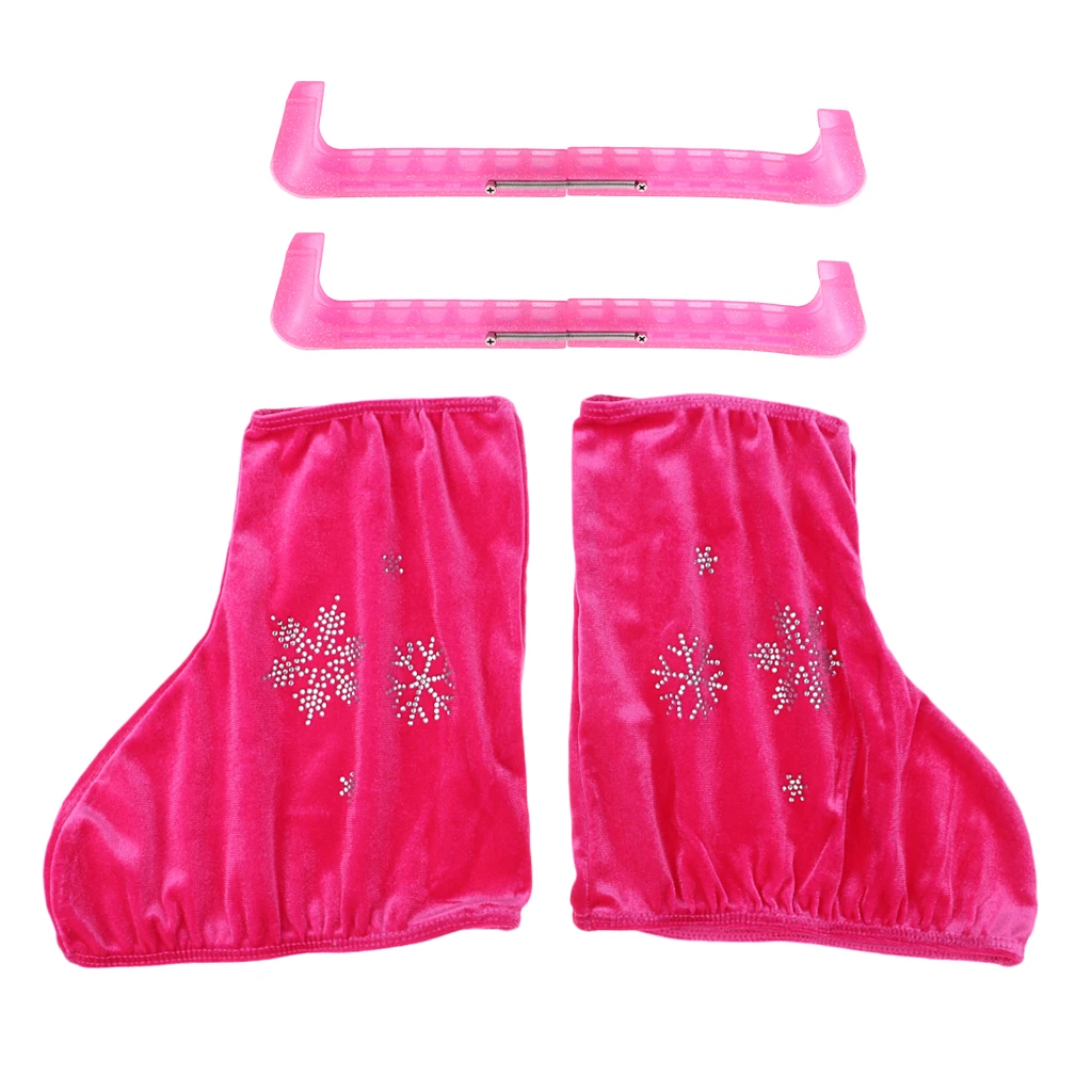 Ледовые коньки охранники регулируемые лезвия охранника с коньками сапоги