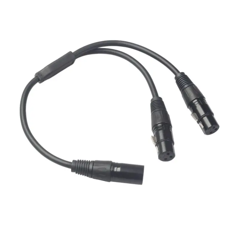 0 3 м аудио кабель XLR штекер к двойному 2 гнезду Y сплиттер Mic DJ адаптер 16 AWG T9 |