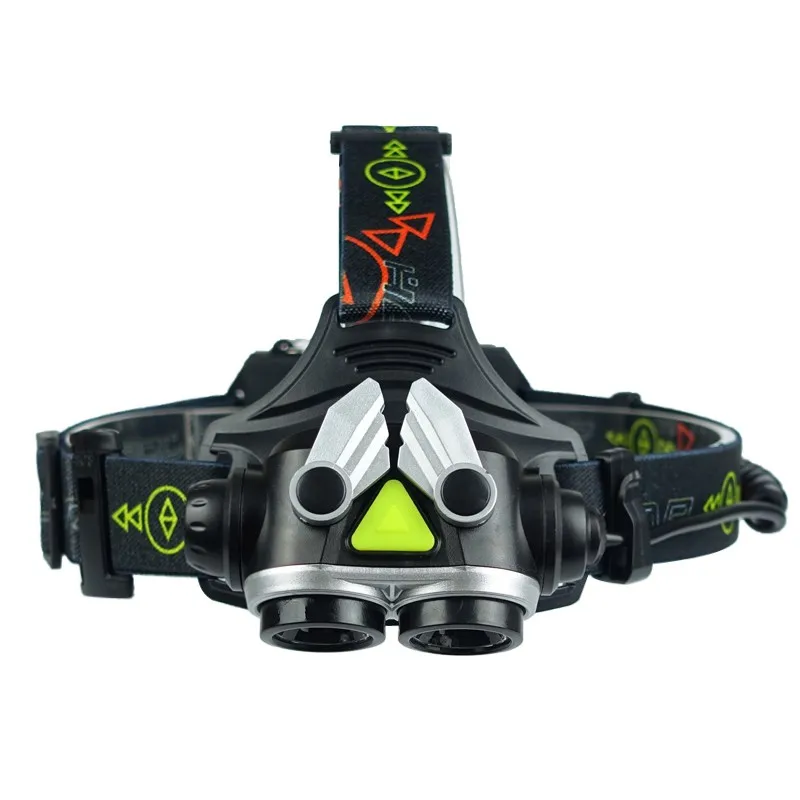 Zoom LED Headlamp USB Head lamp Rechargeable XML 2T6 Headlight 18650 AA Light Running Camping Flashlight torch | Освещение