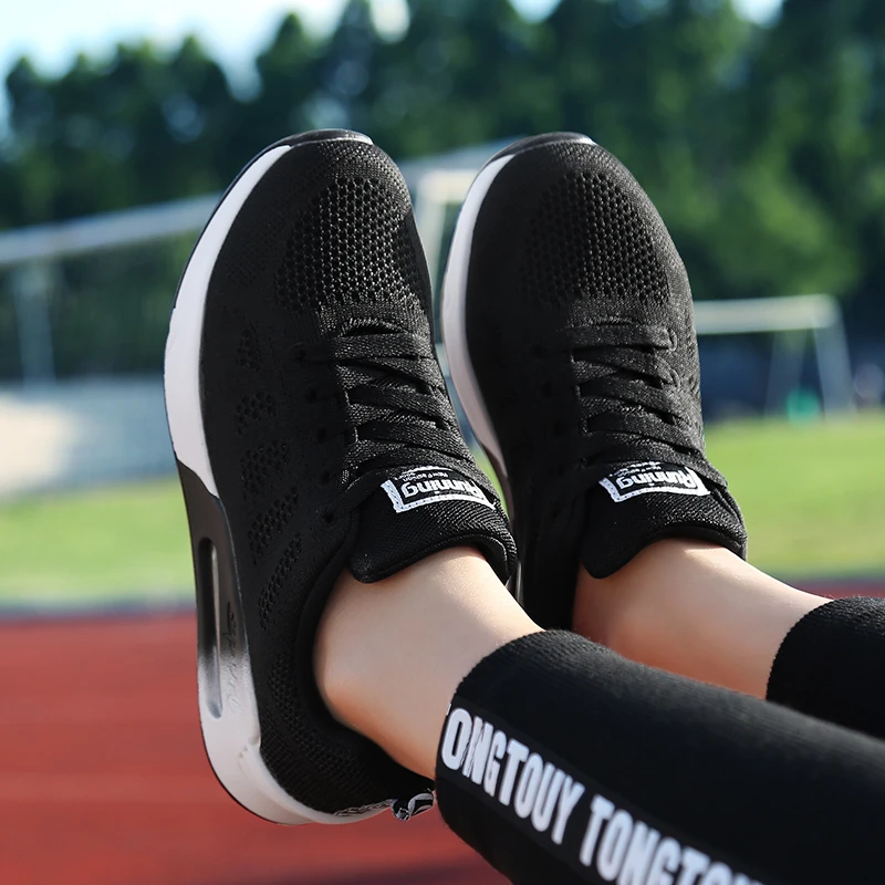 

Women Shoes Lace Up Sport Shoes 2021 Fashion Light Sneakers Woman Athletic Shoe