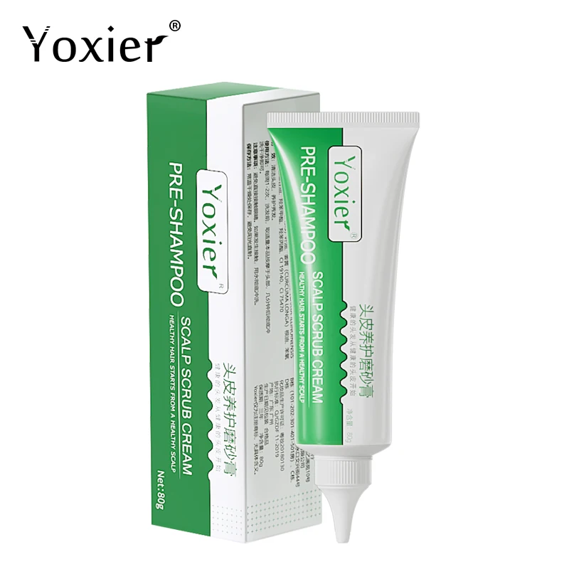 Предварительно шампунь Yoxier скраб для кожи головы контроль жирности