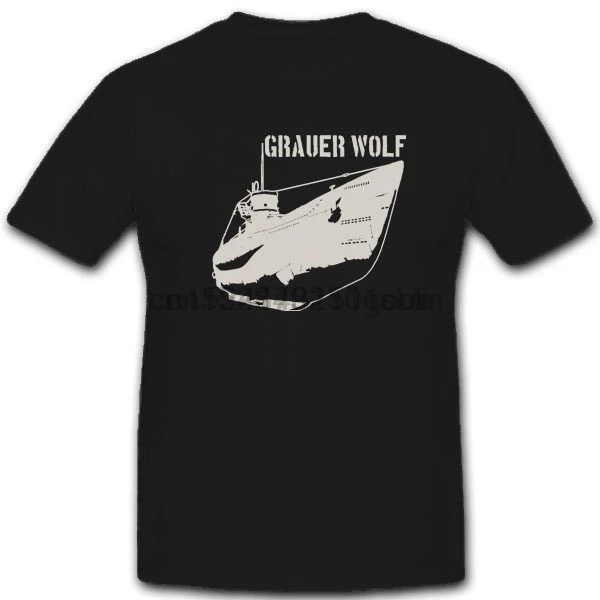 Wolfsrudeltaktik U Boot морской Wk Abzeichen Taktik Grauer Wolf футболка #3350 летняя модная | Мужская одежда