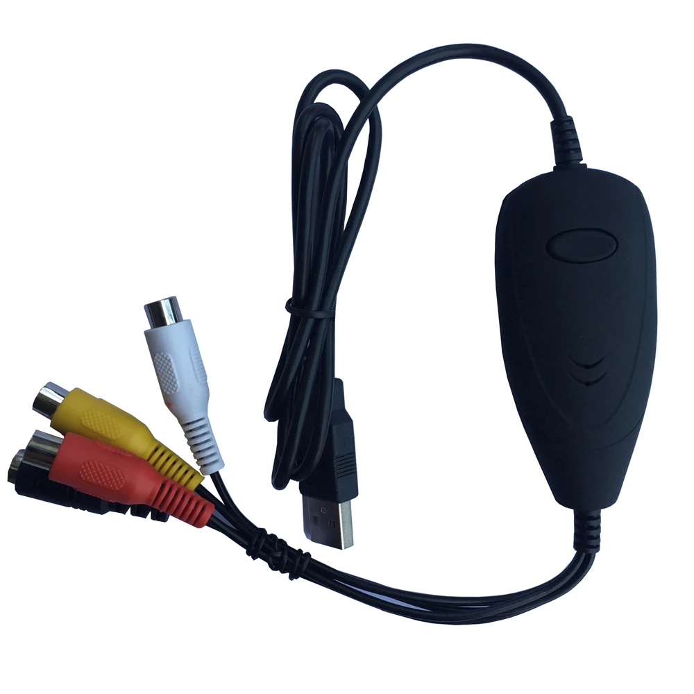Analog Video Audio to Digital Capture Card Recorder USB2.0 for Windows 7 8 10. From old VHS, Hi8, Camcorder, XBOX ,Edit software