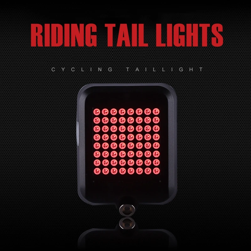 

USB Перезаряжаемые велосипед хвост светильник, 80 люмен 64 светодиодный светильник бусы сигнала поворота светильник s с лигантное Сенсор тормо...