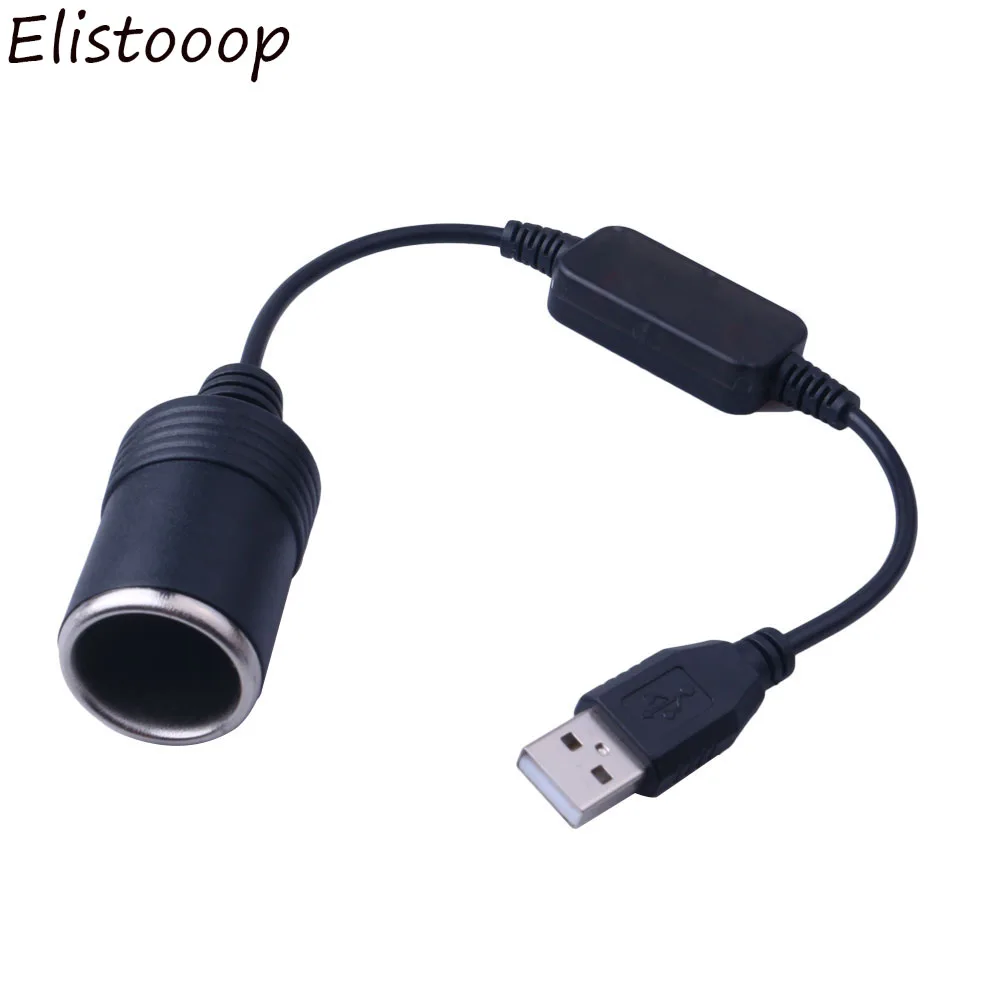 Розетка для автомобильного прикуривателя 5V 2A USB к 12V 8W переходник проводной
